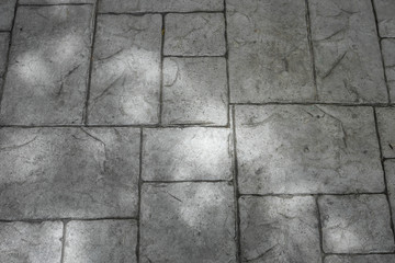 Fototapeta premium Outdoor tile floor as background