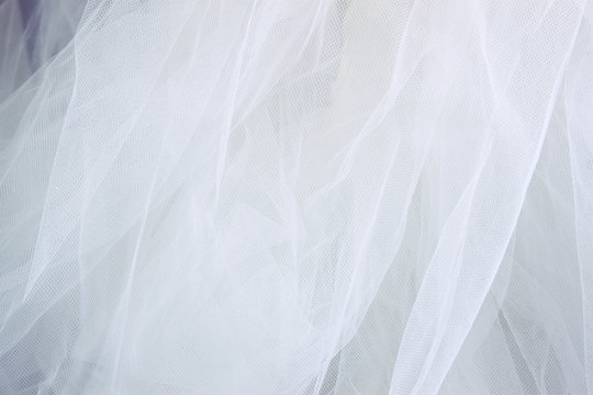 Vintage tulle chiffon texture background. wedding concept
