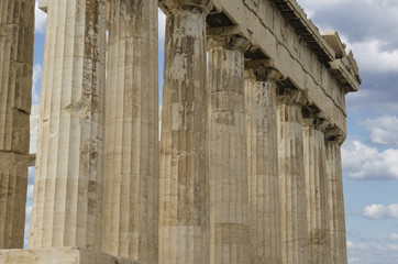 Greek columns in Athens