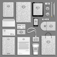 Corporate identity template set