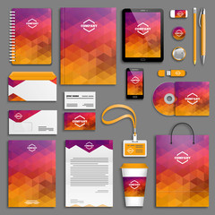 Corporate identity template set