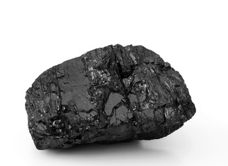 a piece of anthracite coal - obrazy, fototapety, plakaty