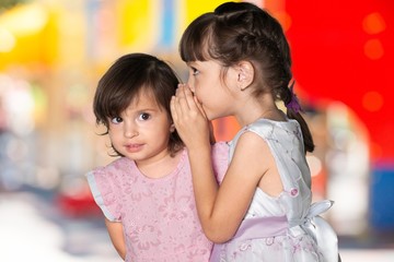 Child, Advice, Whispering.