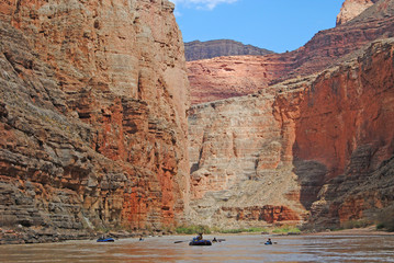 Rafting the Grand Canyon in Arizona