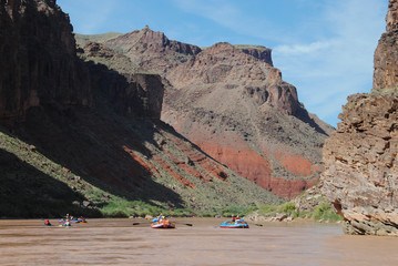 Rafting the Grand Canyon in Arizona