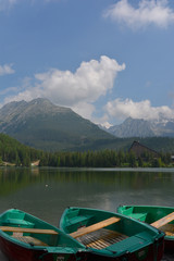 Obraz premium Strbske pleso, Vysoke Tatry, Slovakia