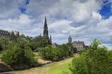 Obraz premium Edinburgh city view, Scotland