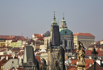 Charles Bridge in Prague. Czech Republic