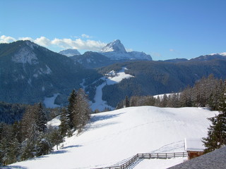 Fototapeta na wymiar Berglandschaft in Winter