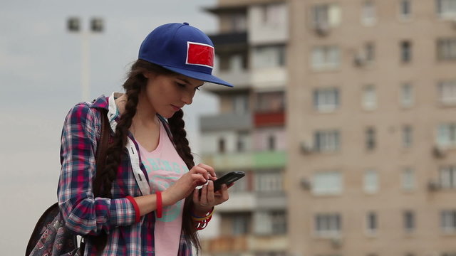 Набор текстового сообщения на телефоне