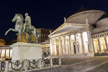 Basilica Reale San Francesco di Paola in Naples, Italy