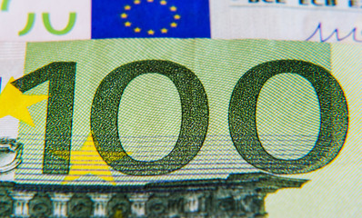 Detail from 100-euro note