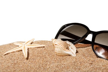 Fototapeta na wymiar Beaches, sand, sun.