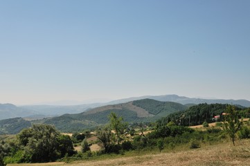 Paesaggi del Molise, vista da Pietrabbondante