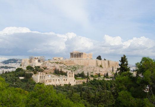 Acropolis at Athens Greece
