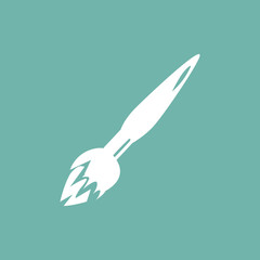 Obraz premium Cosmetic brush icon