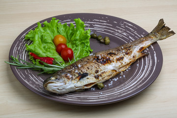 Grilled trout