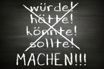 Obraz premium Los gehts machen