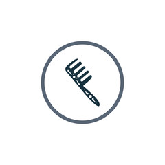 Hairbrush icon
