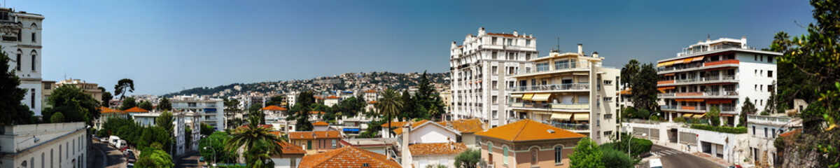 Nice panoramic view, France. Travel concept.