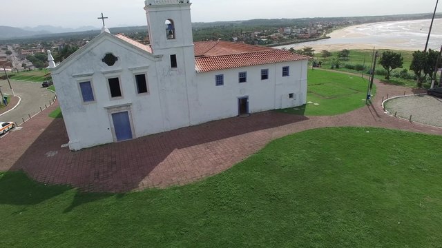 Church Igreja dos Reis Magos in Nova Almeida, Espirito Santo