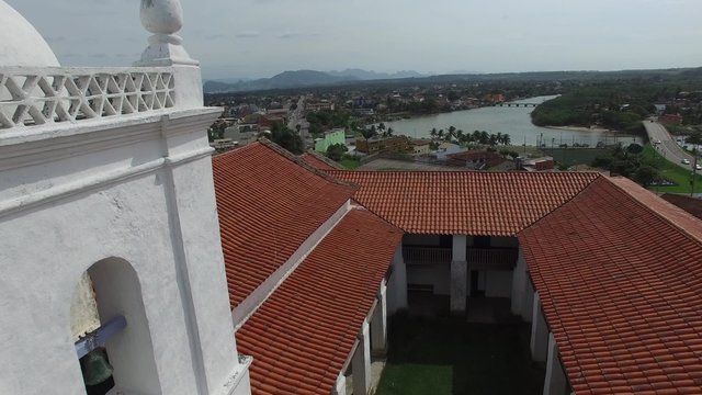 Church Igreja dos Reis Magos in Nova Almeida, Espirito Santo