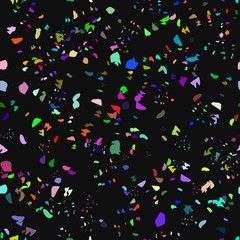 pattern seamless texture stain spray multicolor on black