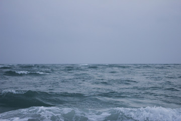 Fototapeta premium blue ocean horizon