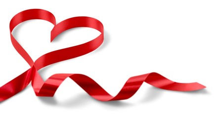 Ribbon, Valentine's Day, Heart Shape.