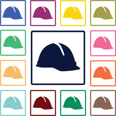 Construction helmet icon