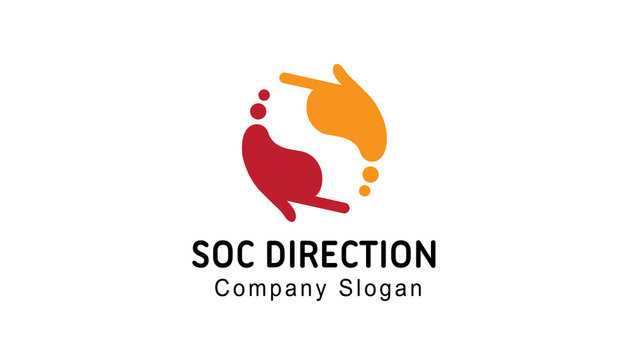 Social Direction Logo Template