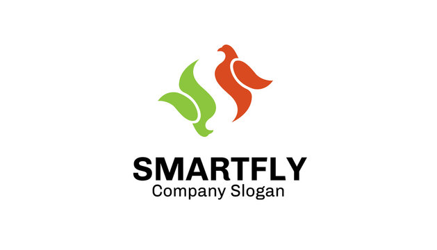 Smart Fly Logo template