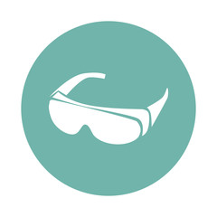 Construction glasses icon