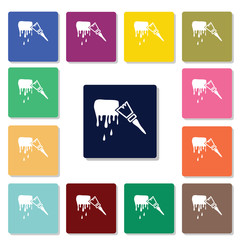 Painting walls icon