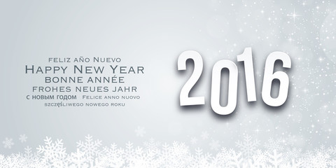 Carte de voeux - Happy New Year 2016