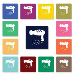 Fototapeta premium Hair dryer icon