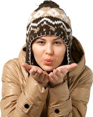 Winter, Women, Fashion.