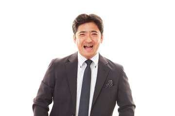笑顔のビジネスマン