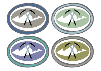 Mountain Climbing Symbol