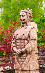 Replica of terracotta warriors in Krasnodar, Russia