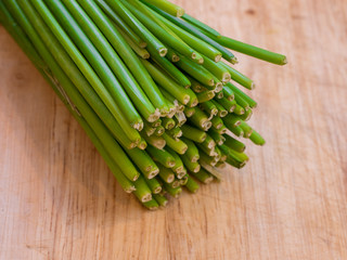 Stir Chinese chives with egg - diet food