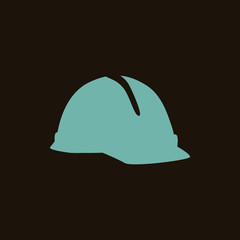Construction helmet icon