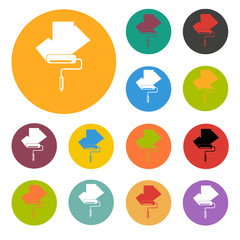 Painting walls icon