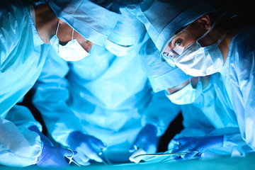 Surgery team in the operating room