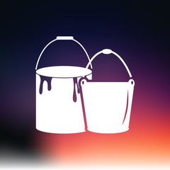 Two bucket icon