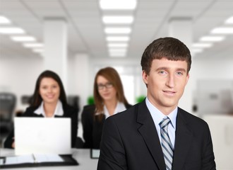 Obraz premium Business, Businessman, Men.