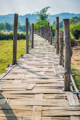 Naklejka premium bamboo bridge