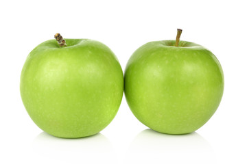 Green apple, isolated on white background