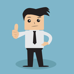 Business man cartoon vector. 