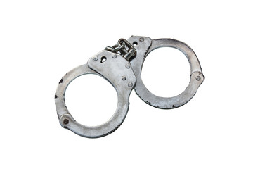 shackle on isolate white background